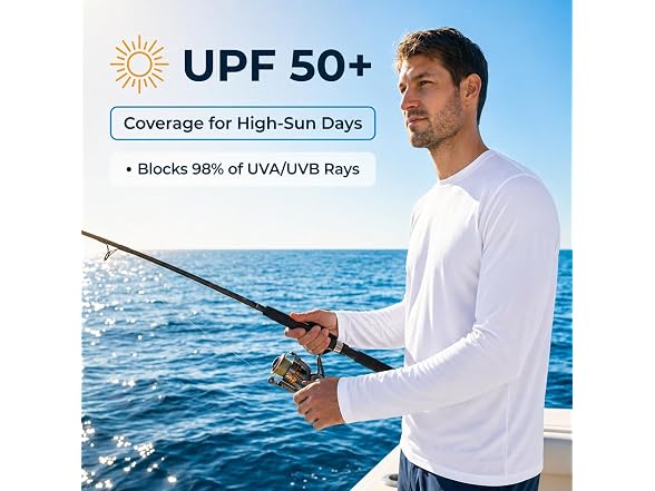 Ingear Men (XL) UPF 50+ Long Sleeve Sun Shirt