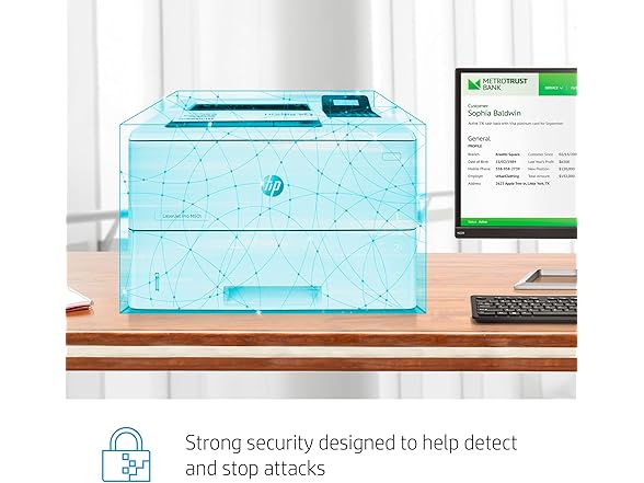 HP LaserJet Pro M501dn Duplex Printer with One-Year, Next-Business Day, Onsite Warranty (J8H61A) (Open Box)