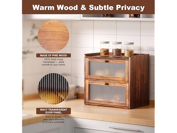 Wooden Bread Box