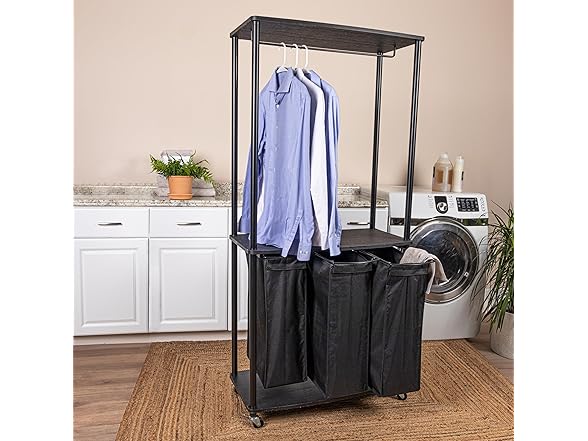 Household Essentials 3-Bag Laundry Center