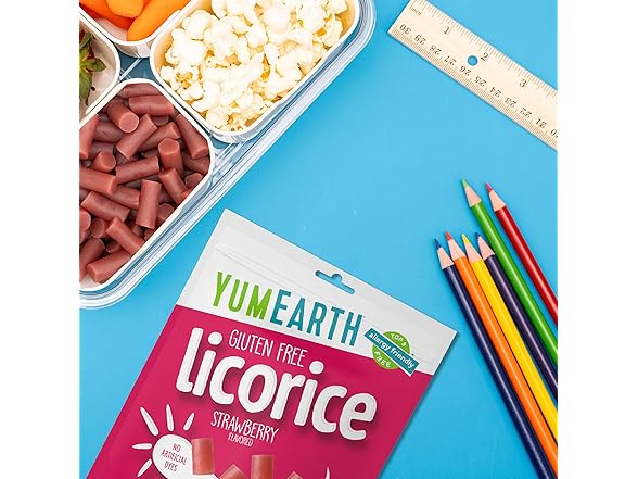YumEarth Organic Gluten Free Strawberry Licorice
