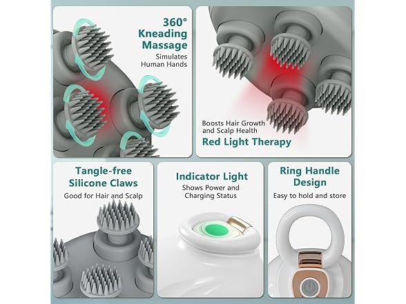 TISSCARE Electric Scalp Massager