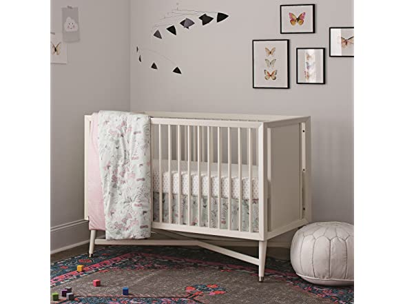 Arden Butterfly Print Crib Skirt