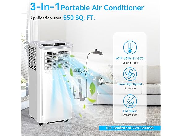 DOKOWORLD SPK2-12C DOKOWORLD Portable Air Conditioners, 120