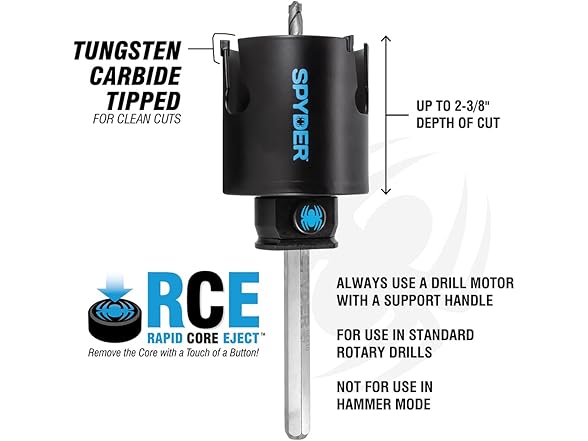 Spyder 600030 Rapid Core Eject Hole Saw