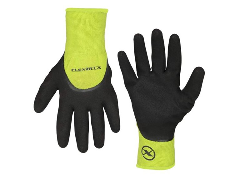 Flexzilla GC180L Nitril Dip Gloves, 3 Pack