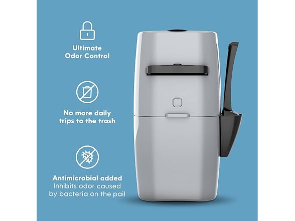 Litter Genie Plus Pail (Silver) Cat Litter Box