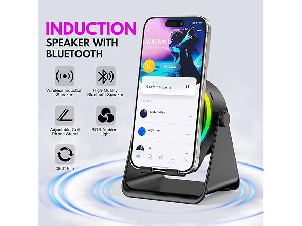 GIM Wireless Induction Speaker