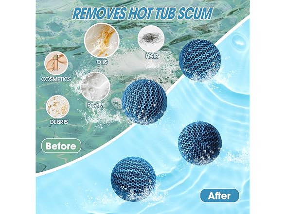 MTWEAR Hot Tub Scum Absorber 6-Pack