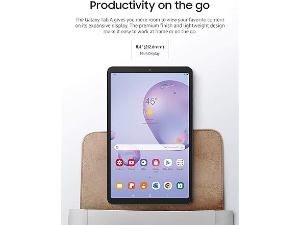 Samsung Galaxy Tab A 8.4" Tablet with Case