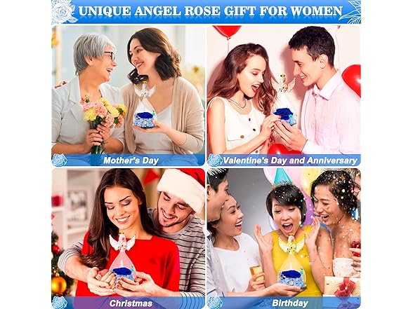 LURLIN Birthday Rose Gifts for Women