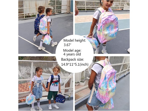 School Backpack With Lunch Box Set