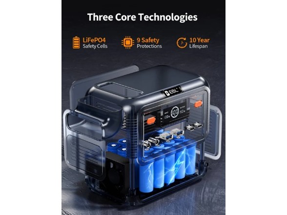 EBL P150 150W Portable Power Station Orange