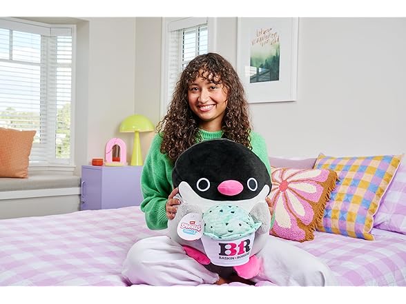 Snackles Series 2 Penguin & Baskin-Robbin 16" Plush