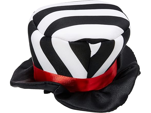 Rubies Rubies Women's Black and White Striped Mini Top Hat