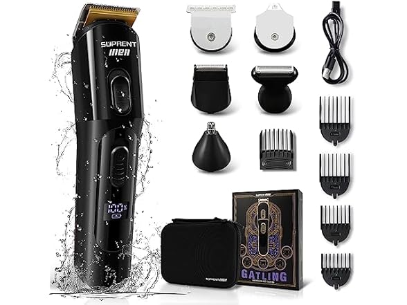 SUPRENT Hair Trimmer for Men- 16 Pieces