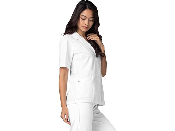 Adar Medical Uniforms Women (M) Lapel Collar Top