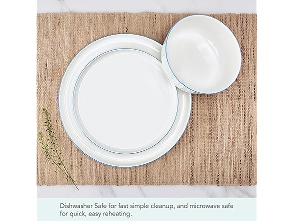 Mikasa Samantha 12 Piece Bone China Dinnerware Set White