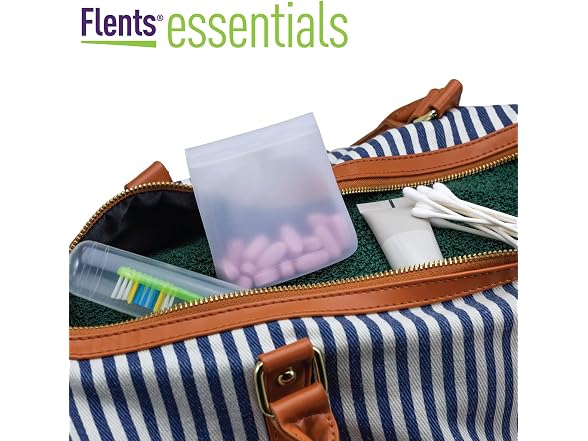 Flents Silicone Travel Pouches 2 Pack