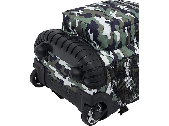 Travelers Club 18" Camo Rolling Backpack