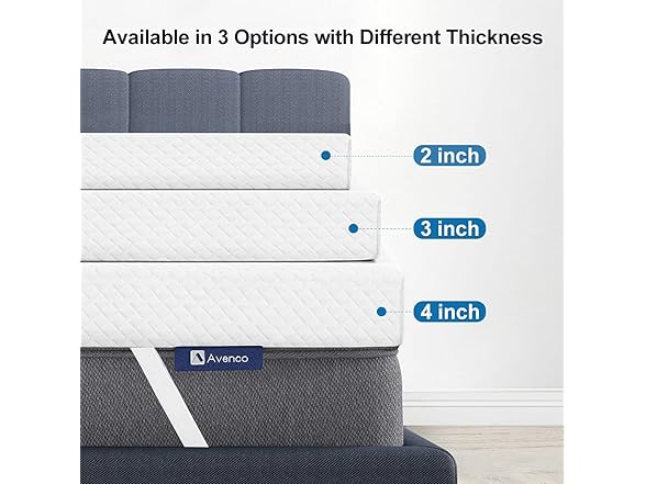 Avenco Twin 4" Mattress Topper