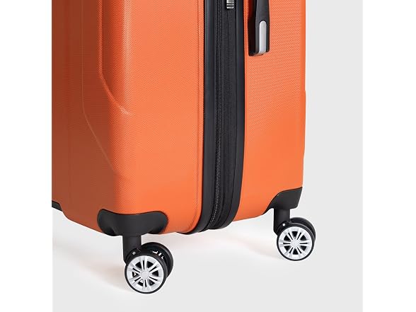 Derby Spinner Travel Upright Luggage, Mandarin, 28-Inch Checked