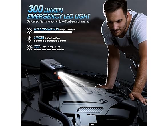 LERTIN Jump Starter Combo | 2500A | 150PSI