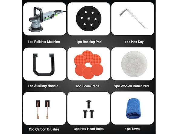 WORKPRO Buffer Polisher Green