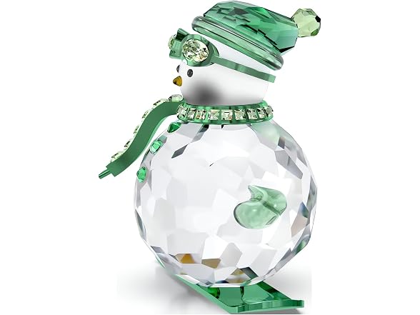 Swarovski Holiday Cheers Snowman Green