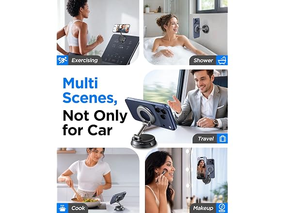 OBCPD Magnetic Car Phone Holder Black