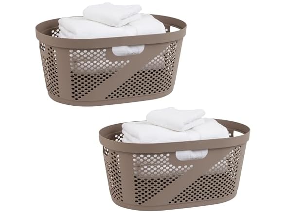 Mind Reader Laundry Basket 2pk