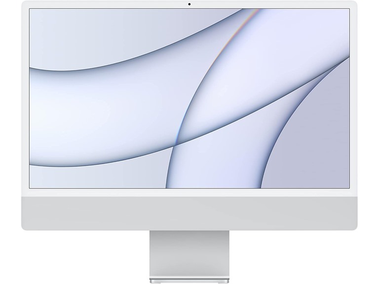 Apple MGPK3LL/A-SILVER-256GB iMac M1 8-Core CPU and 8-Core