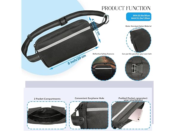 Hands Free Dog Leash, Dual Handle Retractabl