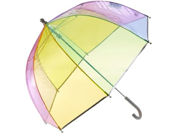 totes Kids Clear Bubble Umbrella with Easy Grip Handle