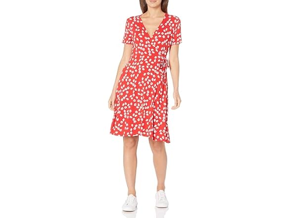 Amazon Essentials Women (XS) Dress Melon Orange
