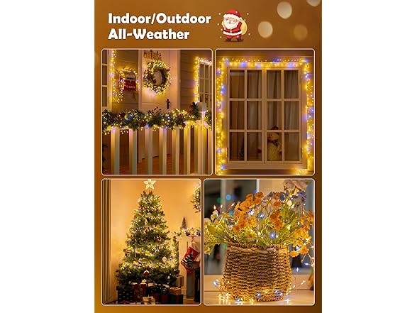Brightown Fairy Lights Battery Operated, 4-Pack