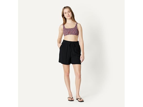 Amazon Essentials Women Squareneck Swim Bikini Top