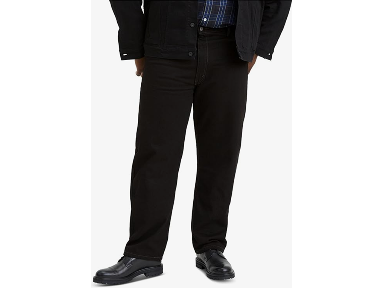 Levi's Men's 505 Regular Fit Jeans, Black-Discontinued, 33W x 30L