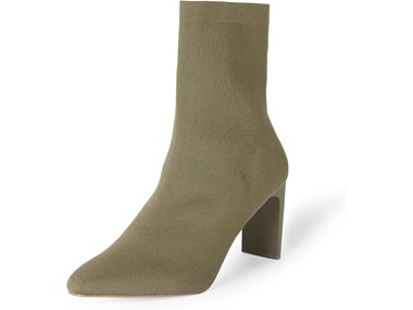 $9.99, Was $69.90, 85% Off! The Drop Women's Jane High Heel Pull-on Sock Boot dealfomo