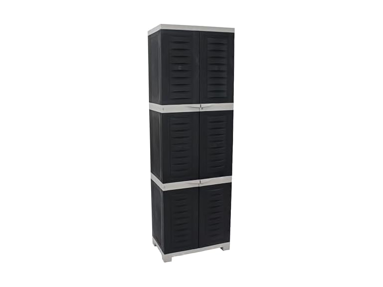 Sunnydaze Lockable Storage Cabinet, 72"