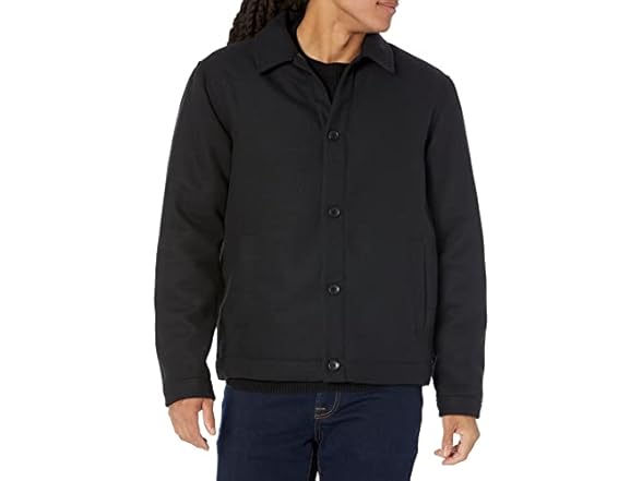 Amazon Essentials Mens Wool Bomber Jacket