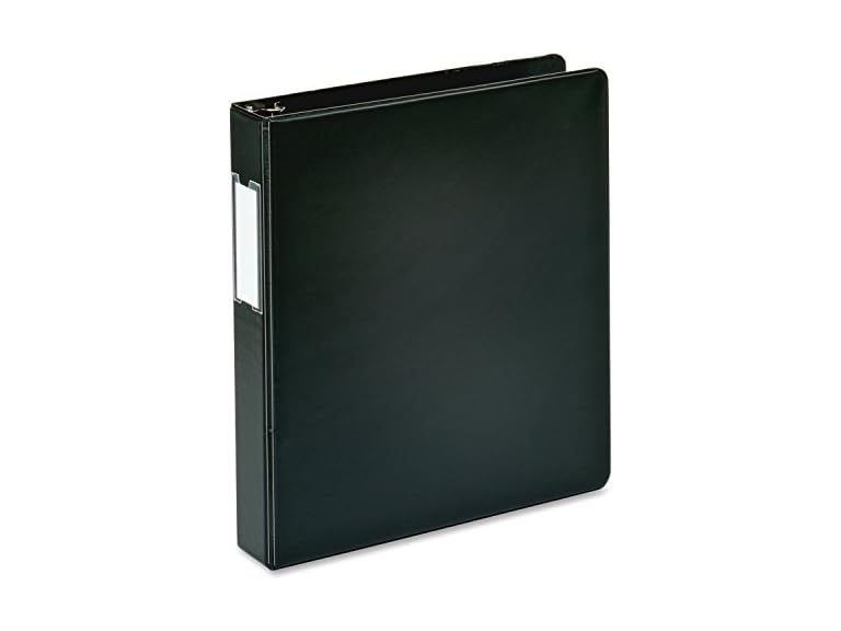 Business Source 1.5" D-Ring Binder, Blac
