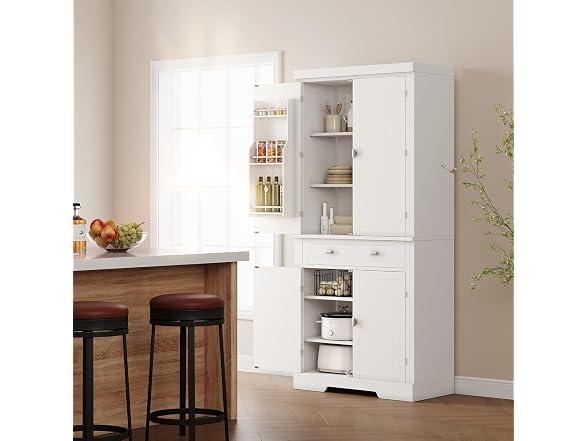 dainslef Kitchen Pantry Storage Cabinet,72 Inch