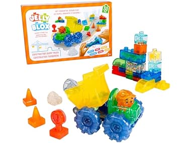 $25.54, Was $29.99, 14% Off! Jelly Blox Construction Dump Truck Set 30 Pc dealfomo