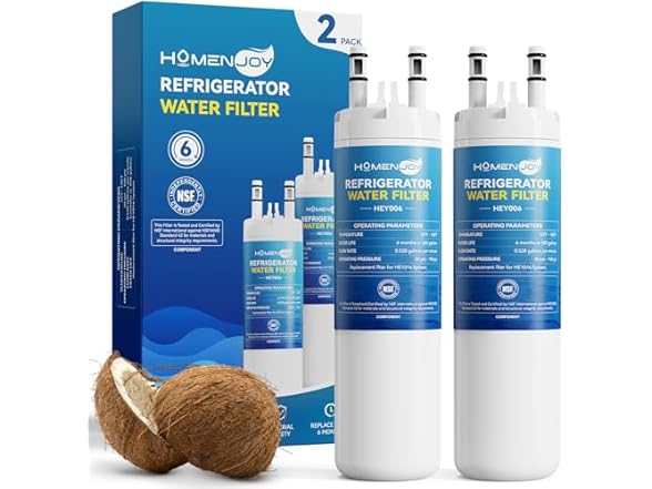 Homenjoy Water Filter 2 Pack