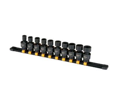 DEWALT DWMT45445 10pc 3/8in drive metric impact socket - Gallery 3