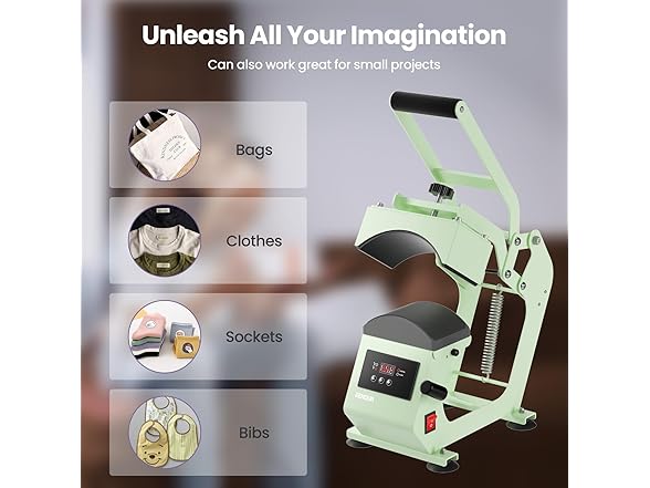 EENOUR B0CZMZC4BT hat press- Green