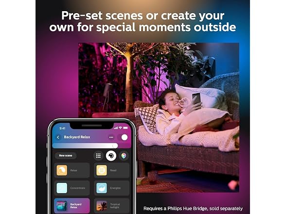 Philips Hue Lily Outdoor Smart LED Spotlight