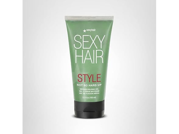 (2 Pack) Sexy Hair Not So Hard Up Medium Hold Gel, 5.1 oz