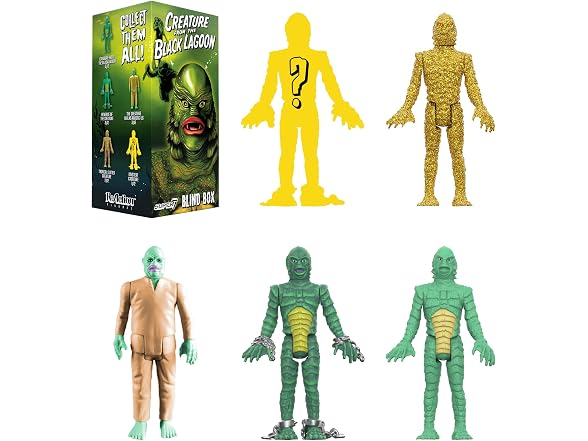 Super7 Creature from the Black Lagoon Blind Box Flat 12PK